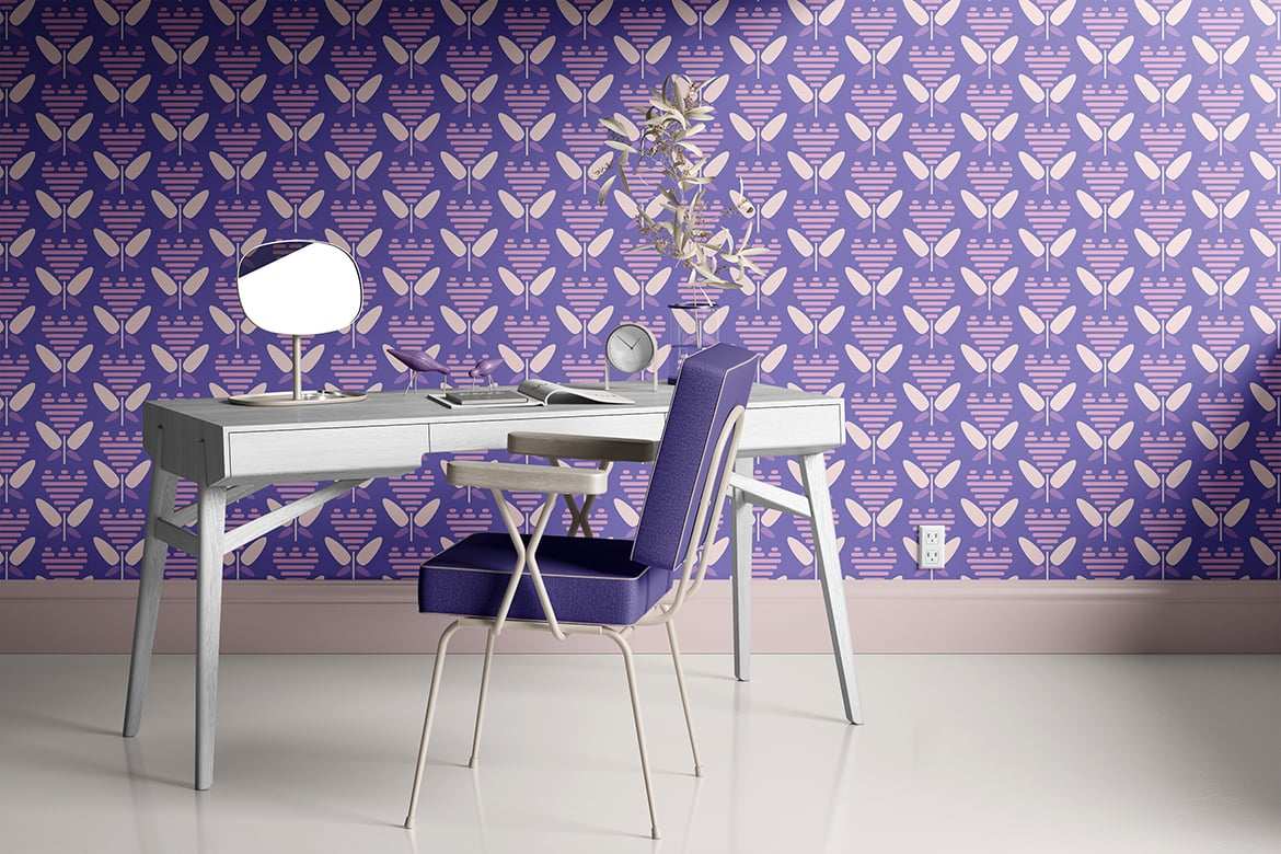薰衣草花开矢量图案纹理 Lavender Bloom Pattern Background Textures插图2 薰衣草花开矢量图案纹理 Lavender Bloom Pattern Background Textures