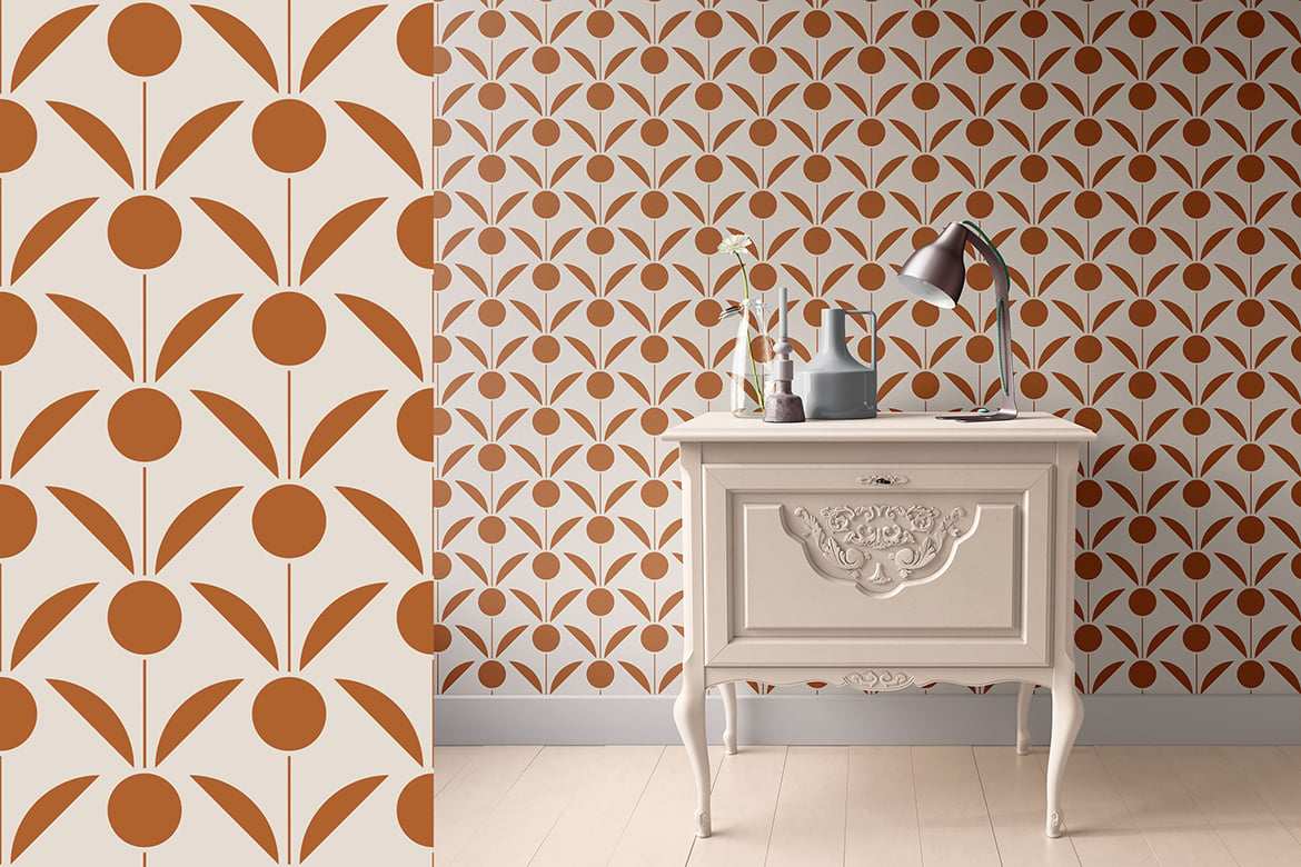 大地色系花卉植物图案 Earthy Blossom Pattern Background Textures插图1 大地色系花卉植物图案 Earthy Blossom Pattern Background Textures