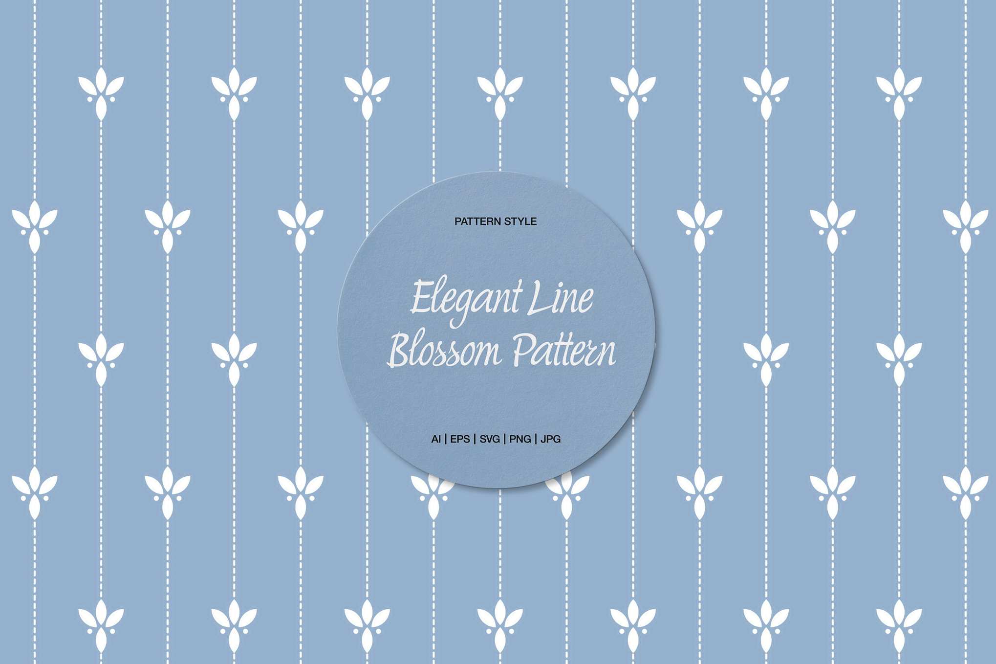 优雅线描花卉纹理图案 Elegant Line Blossom Pattern Background Textures插图 优雅线描花卉纹理图案 Elegant Line Blossom Pattern Background Textures