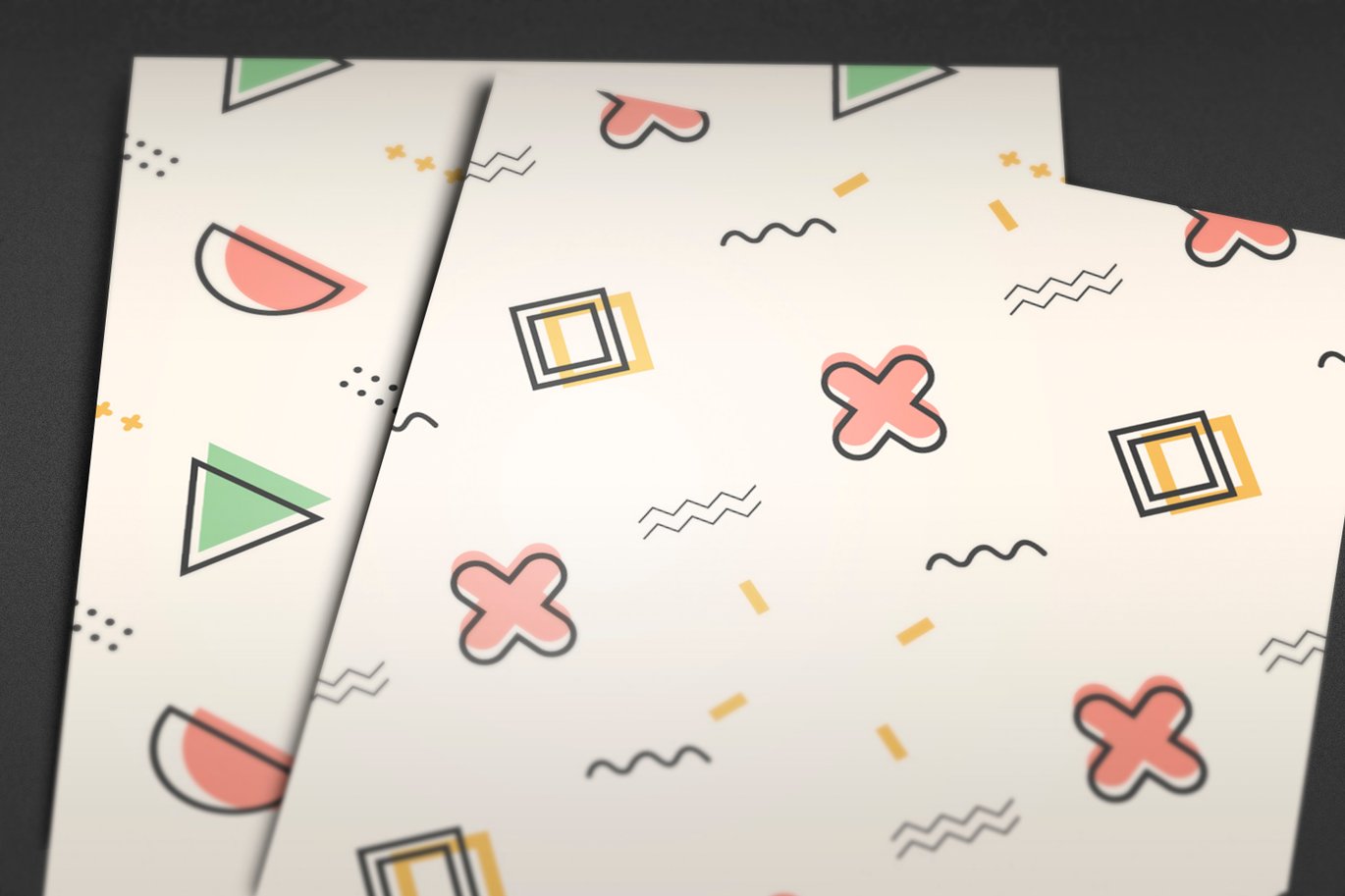 孟菲斯风格无缝图案套装 Memphis Style Seamless Pattern Pack插图1 孟菲斯风格无缝图案套装 Memphis Style Seamless Pattern Pack
