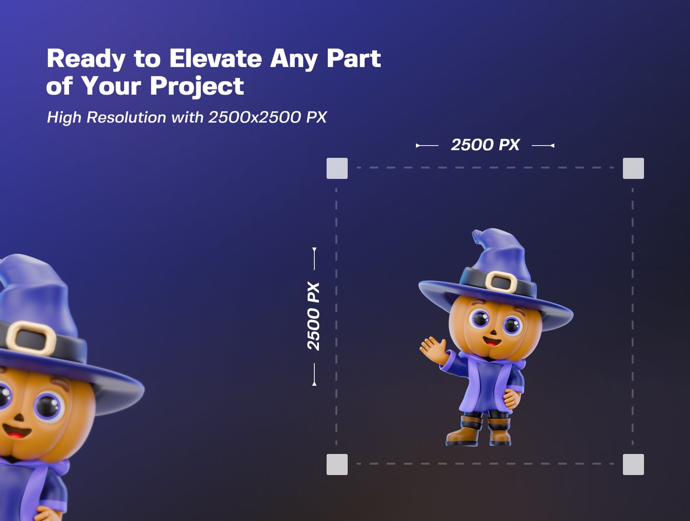 万圣节角色3D插画素材集v3 Halloween Character 3D Illustration Pack V3插图2 万圣节角色3D插画素材集v3 Halloween Character 3D Illustration Pack V3