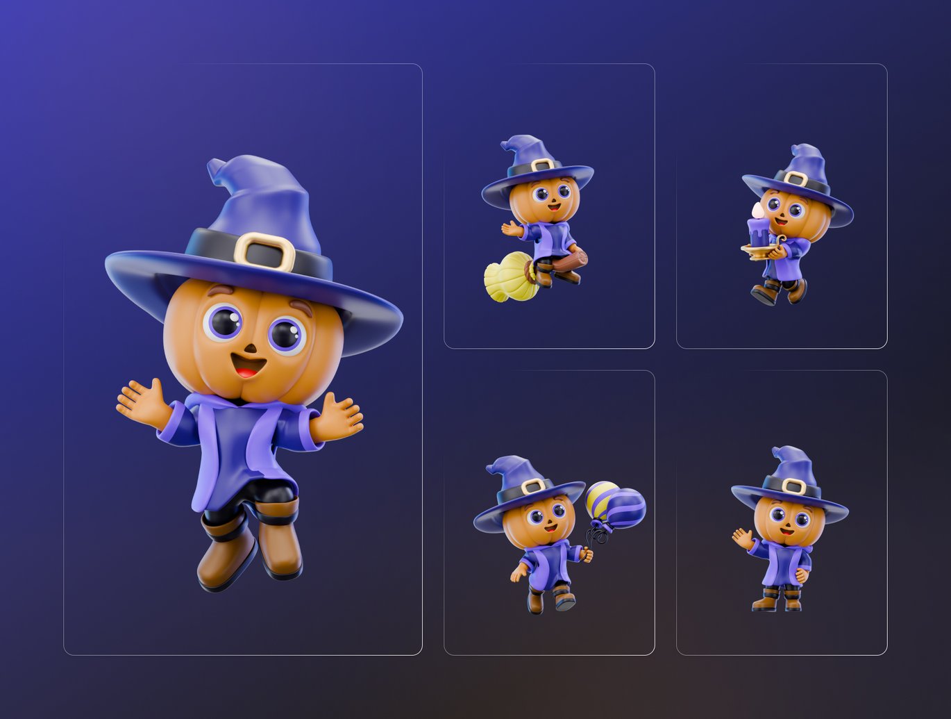 万圣节角色3D插画素材集v3 Halloween Character 3D Illustration Pack V3插图1 万圣节角色3D插画素材集v3 Halloween Character 3D Illustration Pack V3