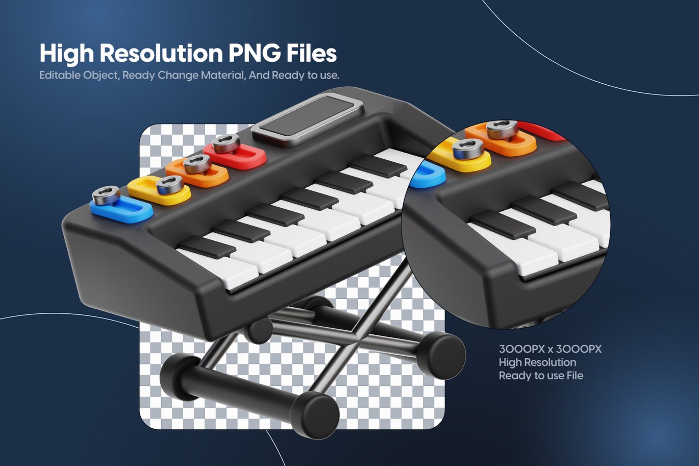 乐器3D图标插画素材 Music Instrument 3D Icon Illustration插图2 乐器3D图标插画素材 Music Instrument 3D Icon Illustration