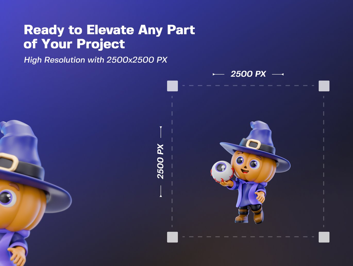 万圣节角色3D插画素材集v2 Halloween Character 3D Illustration Pack V2插图2 万圣节角色3D插画素材集v2 Halloween Character 3D Illustration Pack V2