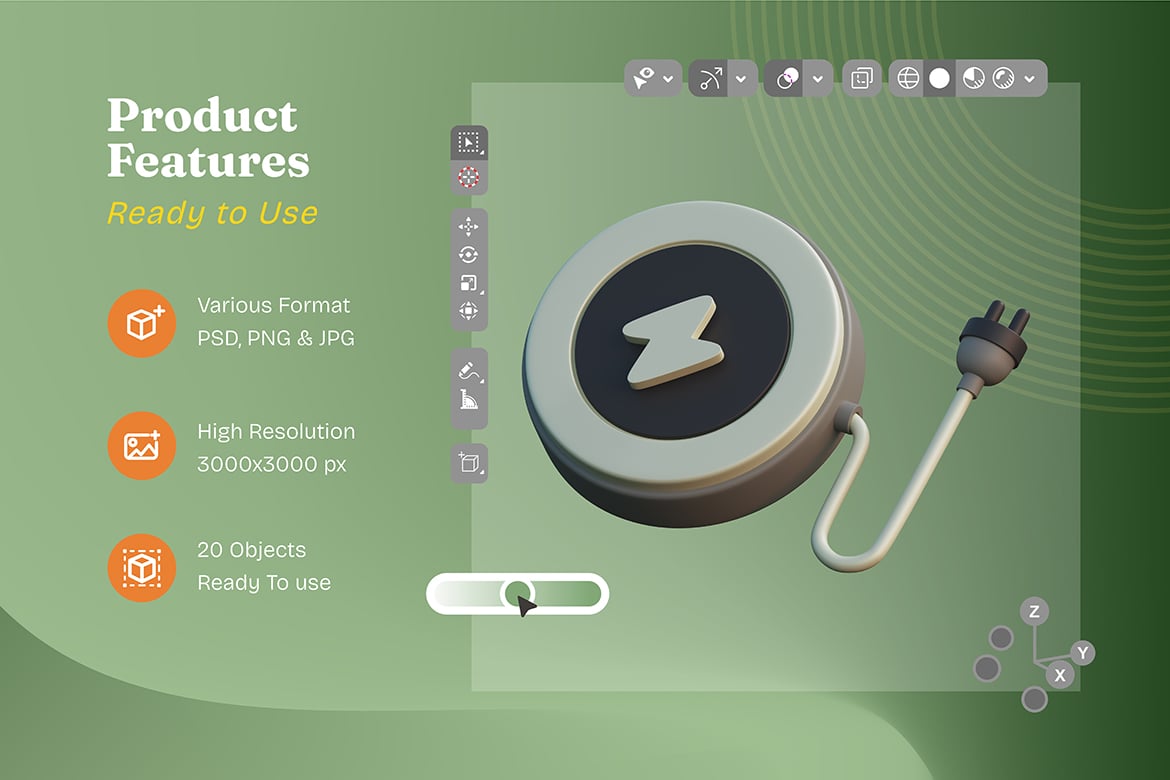 智能科技 gadget设备3D插画 Gadget Device 3D Illustration插图3 智能科技 gadget设备3D插画 Gadget Device 3D Illustration
