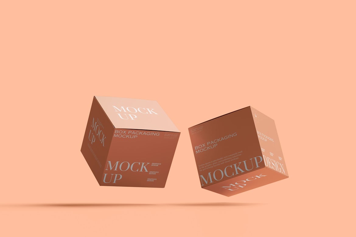 产品包装盒外观设计样机素材 Box Packaging Mockup插图3 产品包装盒外观设计样机素材 Box Packaging Mockup