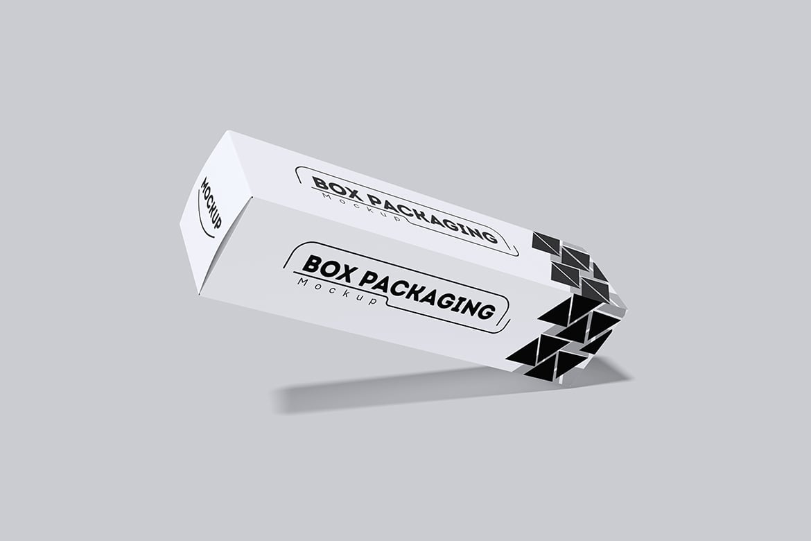 通用包装盒展示样机模板 Box Packaging Mockup插图2 通用包装盒展示样机模板 Box Packaging Mockup