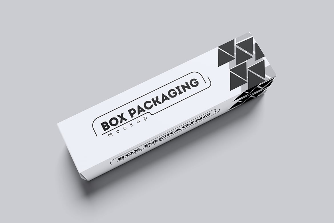 通用包装盒展示样机模板 Box Packaging Mockup插图1 通用包装盒展示样机模板 Box Packaging Mockup