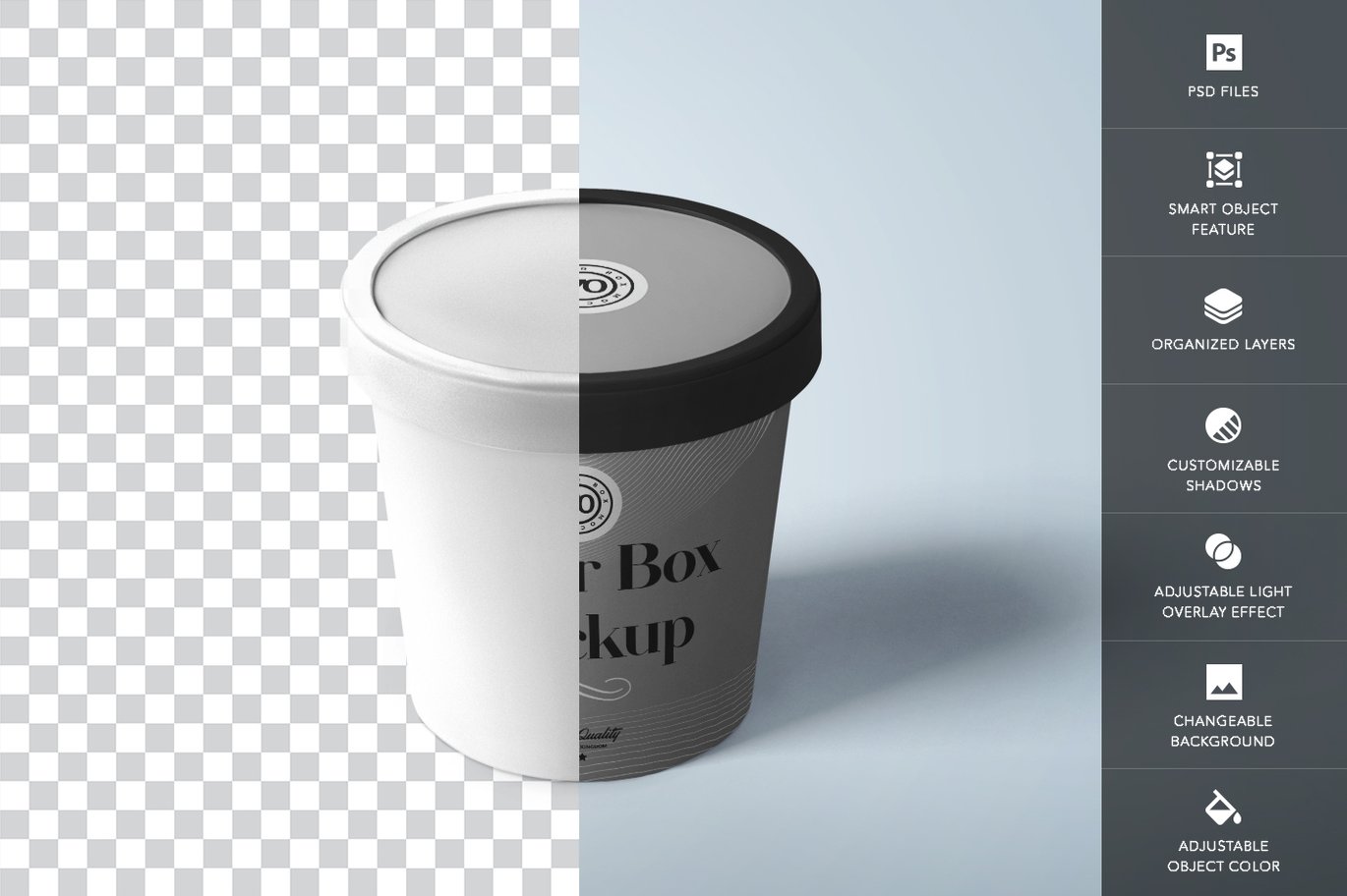 圆形高端礼盒包装设计样机 Round Box Mockup插图6 圆形高端礼盒包装设计样机 Round Box Mockup