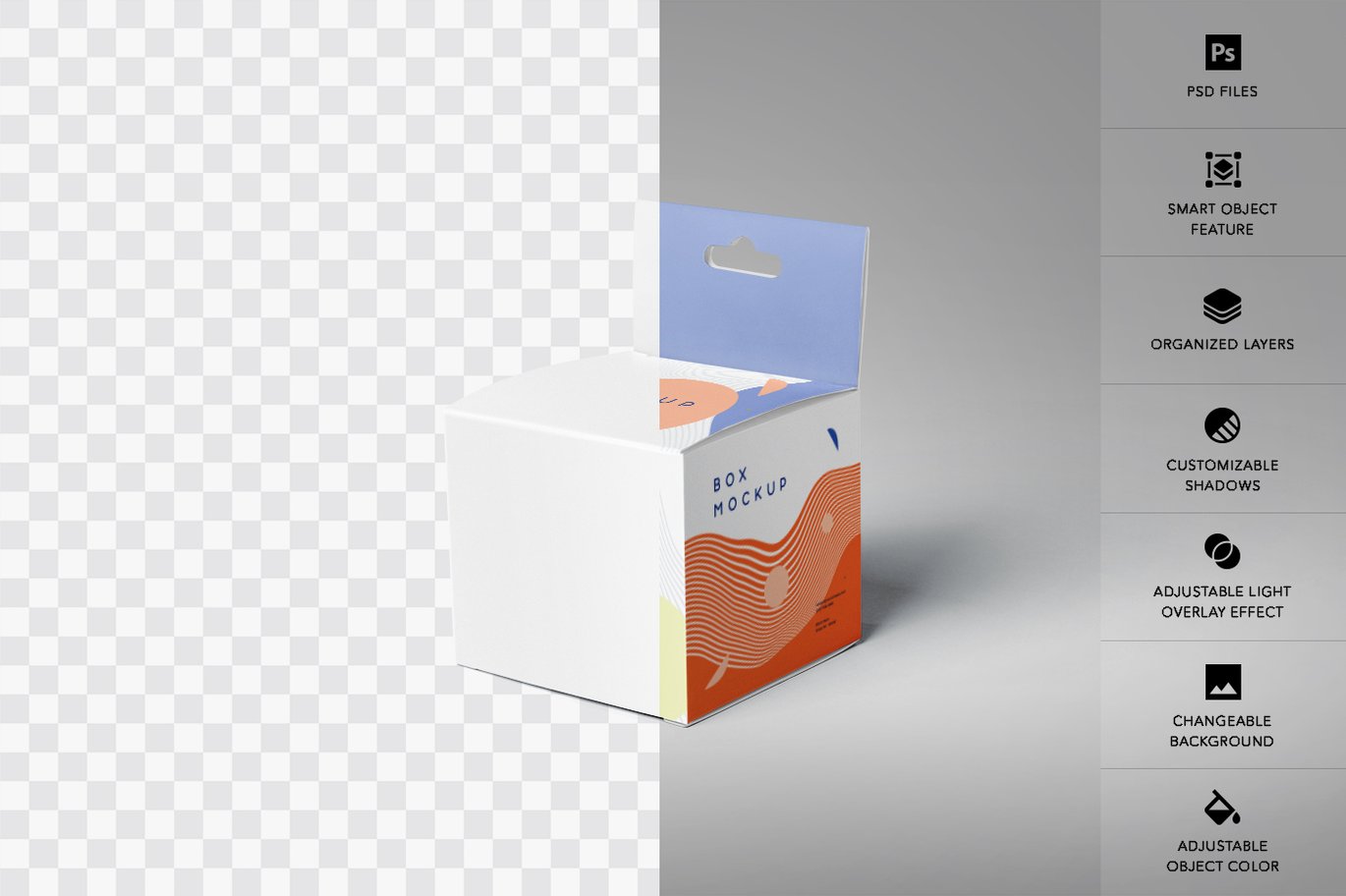方形包装盒产品展示样机 Square Box Mockup插图6 方形包装盒产品展示样机 Square Box Mockup