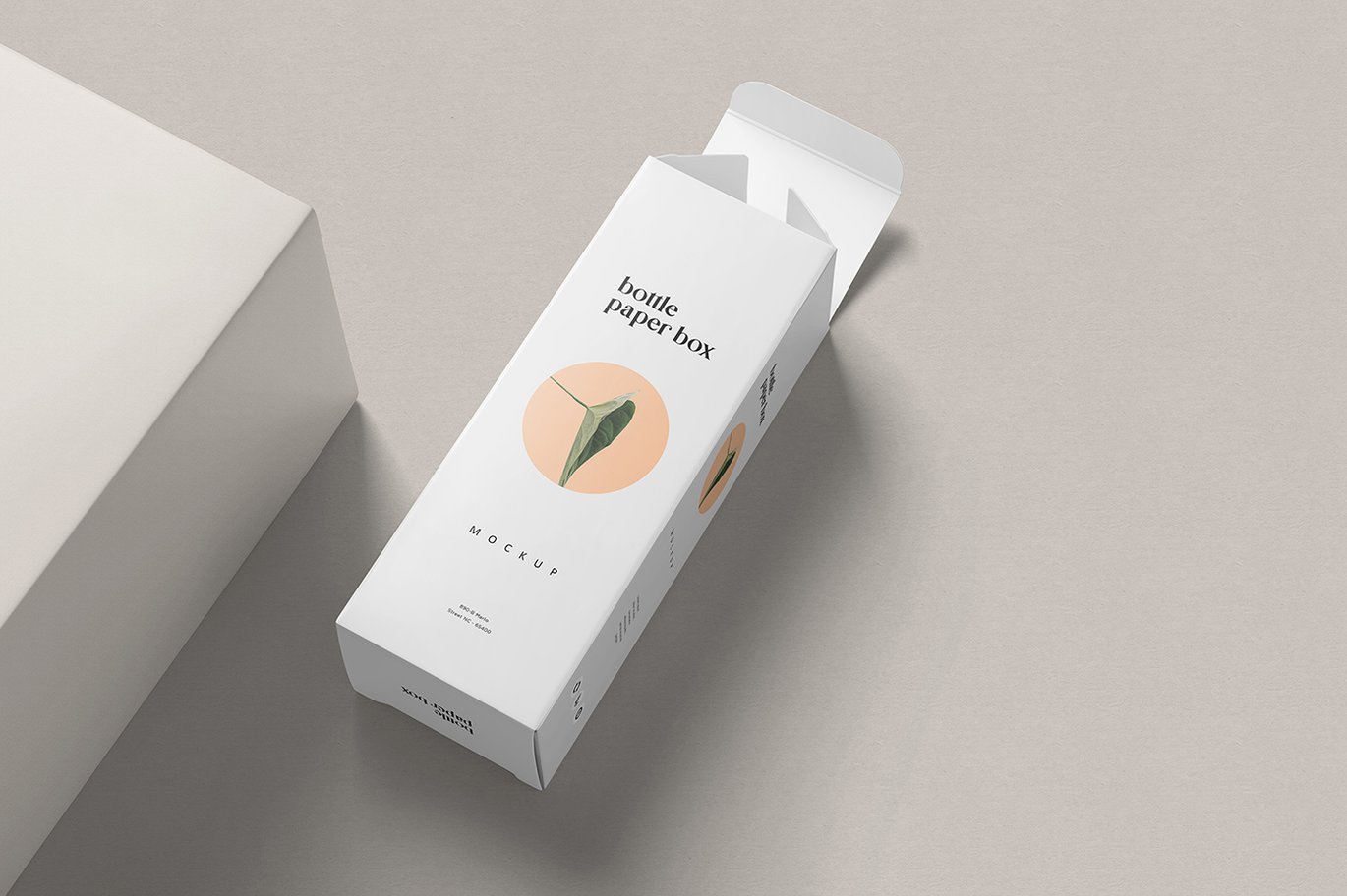 化妆品瓶纸盒模型展示样机 Box Mockup插图2 化妆品瓶纸盒模型展示样机 Box Mockup