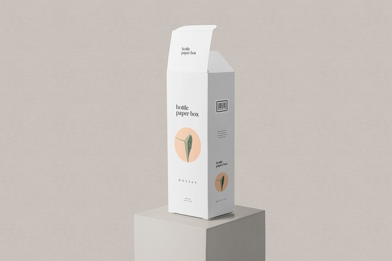 化妆品瓶纸盒模型展示样机 Box Mockup插图3 化妆品瓶纸盒模型展示样机 Box Mockup