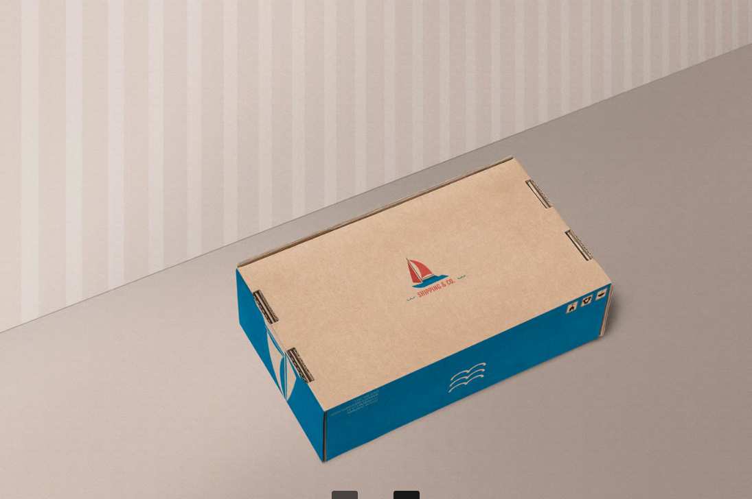 新款鞋盒包装盒设计样机 box mockup插图1 新款鞋盒包装盒设计样机 box mockup