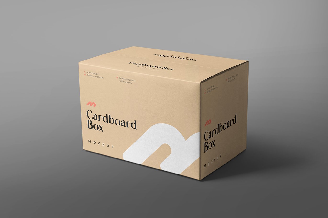 电商邮寄纸箱品牌展示样机 Box Mockup插图3 电商邮寄纸箱品牌展示样机 Box Mockup