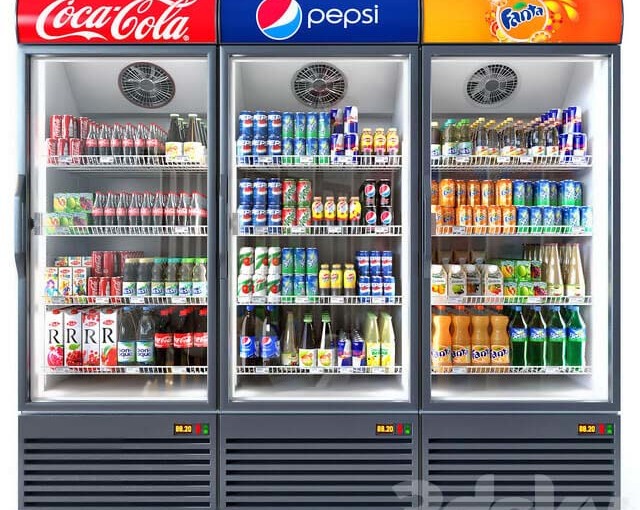 可口可乐冷柜3D模型 Coca-Cola Cooler 3D Model