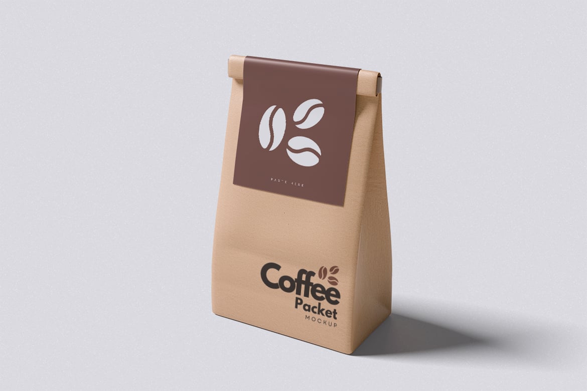 咖啡袋包装样机模板 Coffee Packet Mockup PSD Templates插图4 咖啡袋包装样机模板 Coffee Packet Mockup PSD Templates