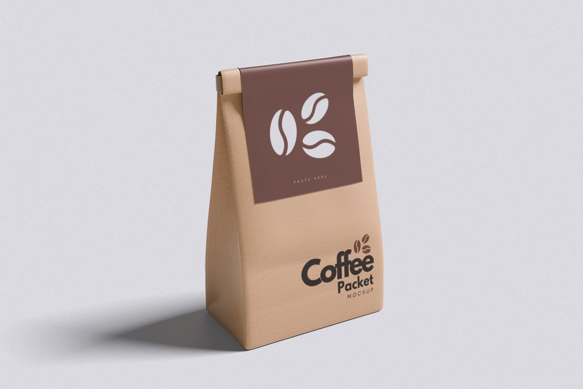 咖啡袋包装样机模板 Coffee Packet Mockup PSD Templates插图3 咖啡袋包装样机模板 Coffee Packet Mockup PSD Templates