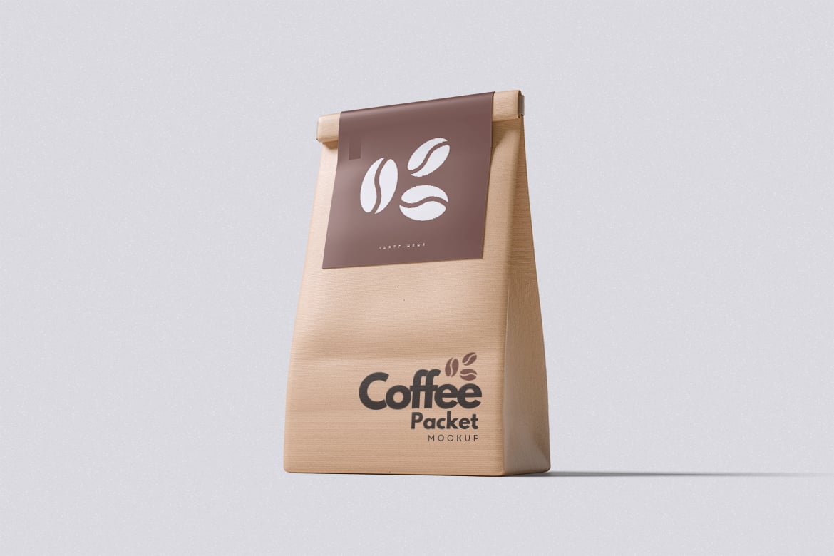 咖啡袋包装样机模板 Coffee Packet Mockup PSD Templates插图2 咖啡袋包装样机模板 Coffee Packet Mockup PSD Templates