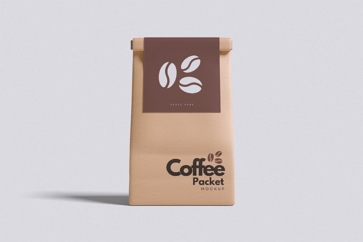 咖啡袋包装样机模板 Coffee Packet Mockup PSD Templates插图1 咖啡袋包装样机模板 Coffee Packet Mockup PSD Templates