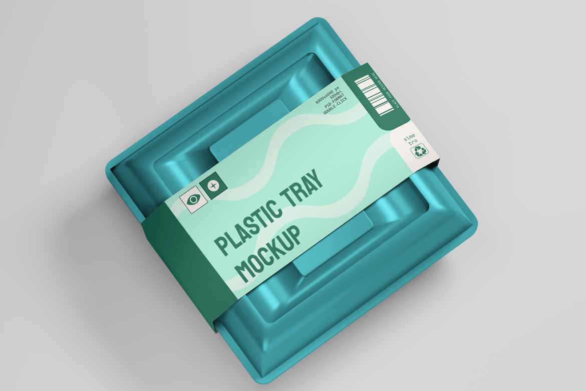 食品托盘包装样机模板 Food Tray Mockup PSD Templates插图2 食品托盘包装样机模板 Food Tray Mockup PSD Templates