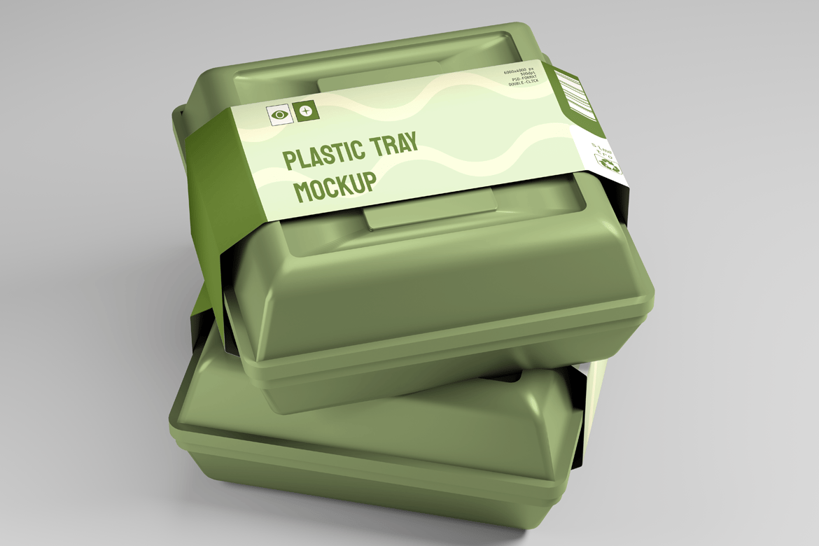 食品托盘包装样机模板 Food Tray Mockup PSD Templates插图3 食品托盘包装样机模板 Food Tray Mockup PSD Templates