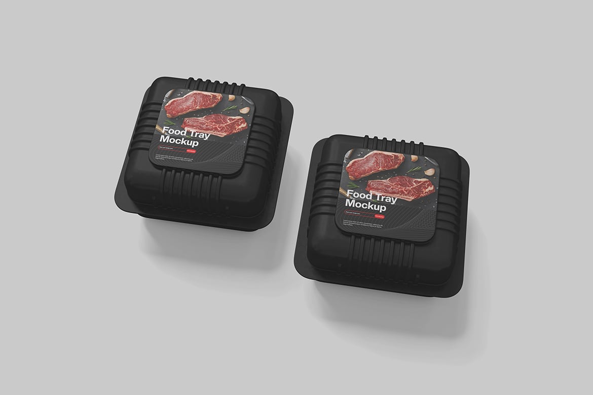 食品托盘样机模板 Food Tray Mockup PSD Templates插图1 食品托盘样机模板 Food Tray Mockup PSD Templates