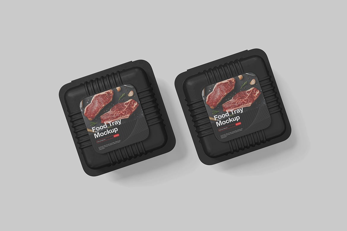 食品托盘样机模板 Food Tray Mockup PSD Templates插图3 食品托盘样机模板 Food Tray Mockup PSD Templates
