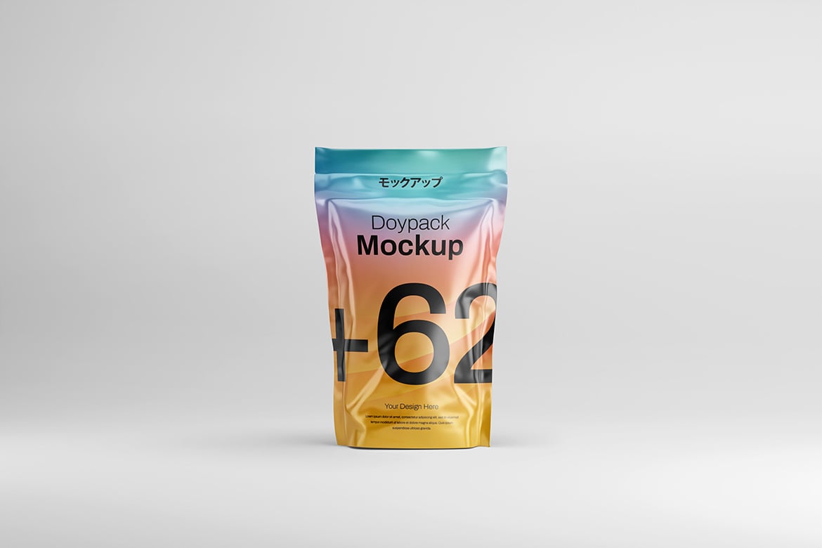 自立袋食品包装样机 Doypack Mockup PSD Templates插图3 自立袋食品包装样机 Doypack Mockup PSD Templates