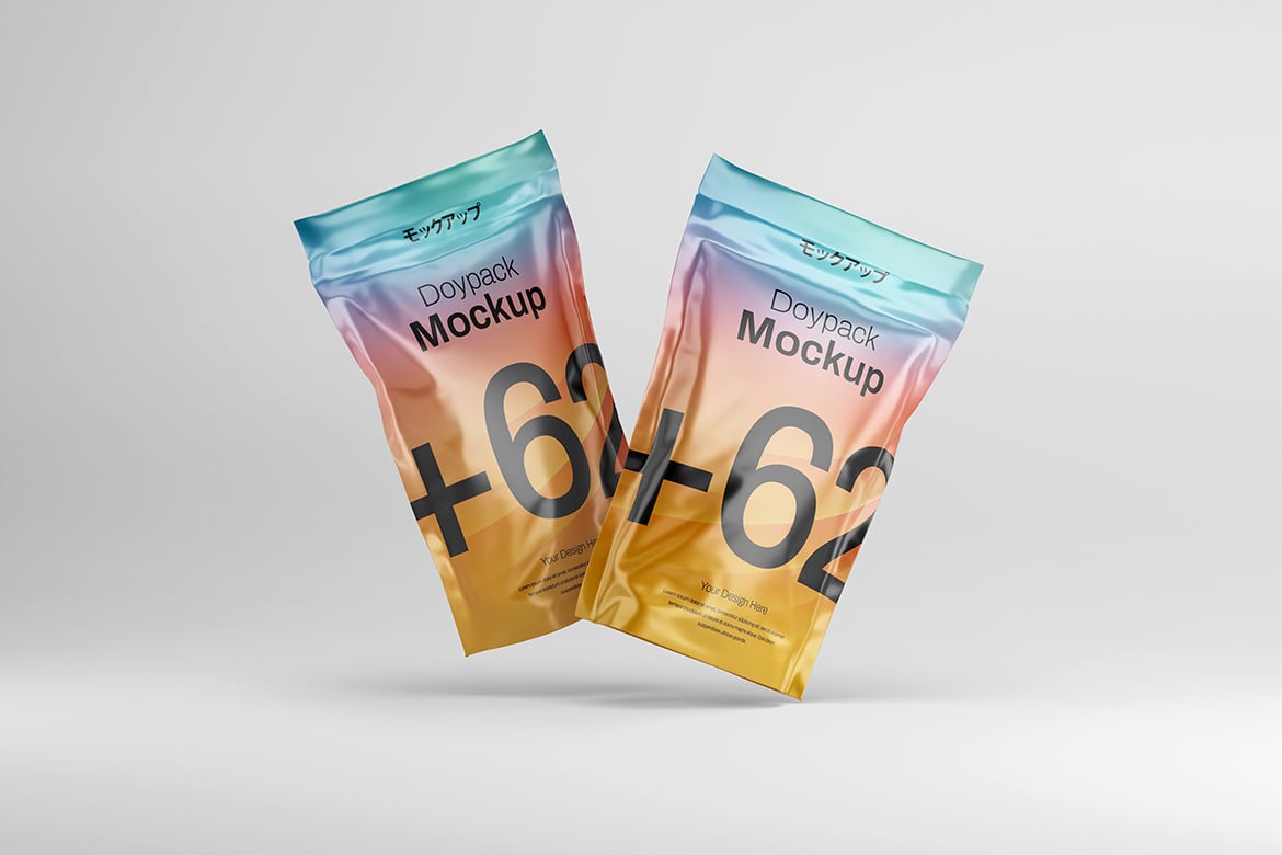 自立袋食品包装样机 Doypack Mockup PSD Templates插图2 自立袋食品包装样机 Doypack Mockup PSD Templates