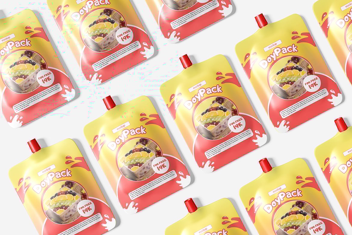 自立袋食品包装样机模版 Doypack Mockup PSD Templates插图3 自立袋食品包装样机模版 Doypack Mockup PSD Templates