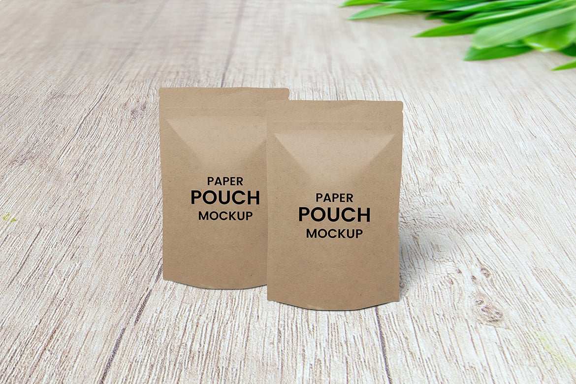 包装袋贴图样机模板 Pouch Packaging Mockup PSD插图3 包装袋贴图样机模板 Pouch Packaging Mockup PSD
