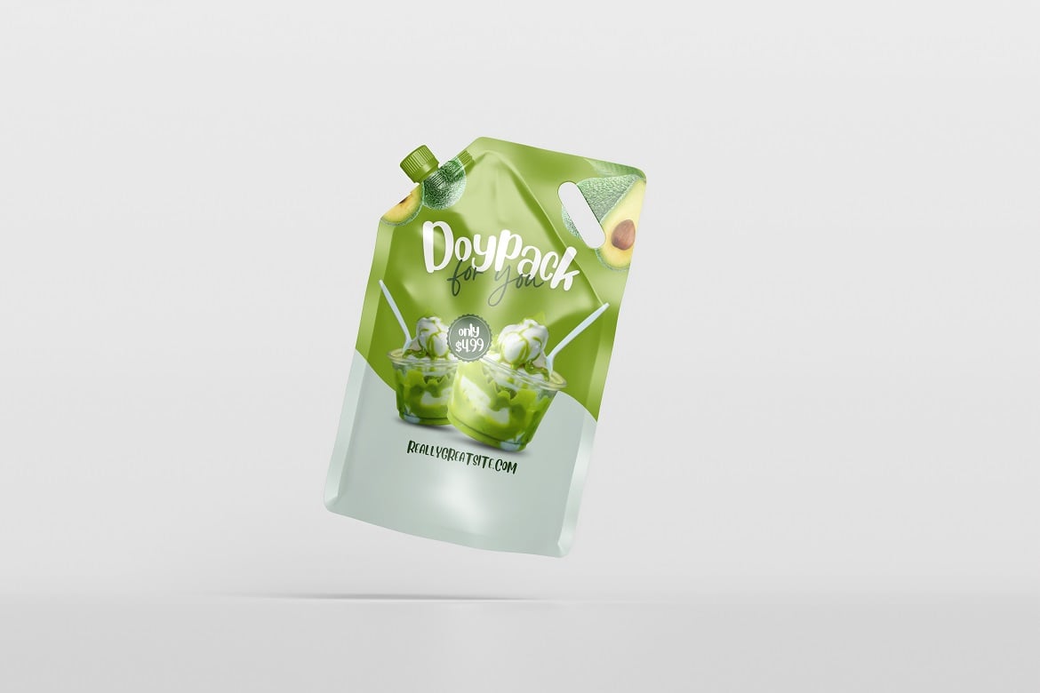 自立包装袋样机模板 Doy Pack Mockup PSD Templates插图1 自立包装袋样机模板 Doy Pack Mockup PSD Templates