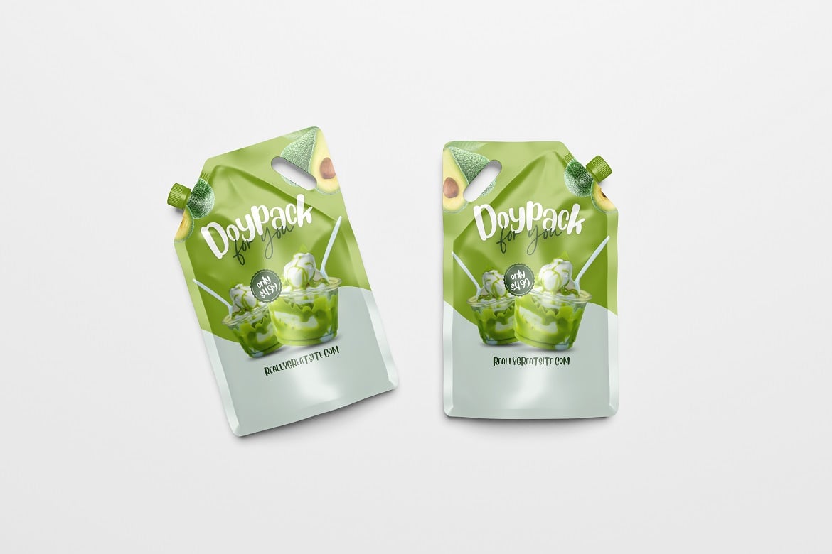 自立包装袋样机模板 Doy Pack Mockup PSD Templates插图4 自立包装袋样机模板 Doy Pack Mockup PSD Templates