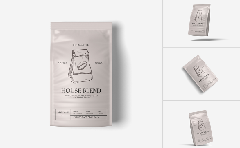 塑料包装展示样机模板 plastic packaging mockup