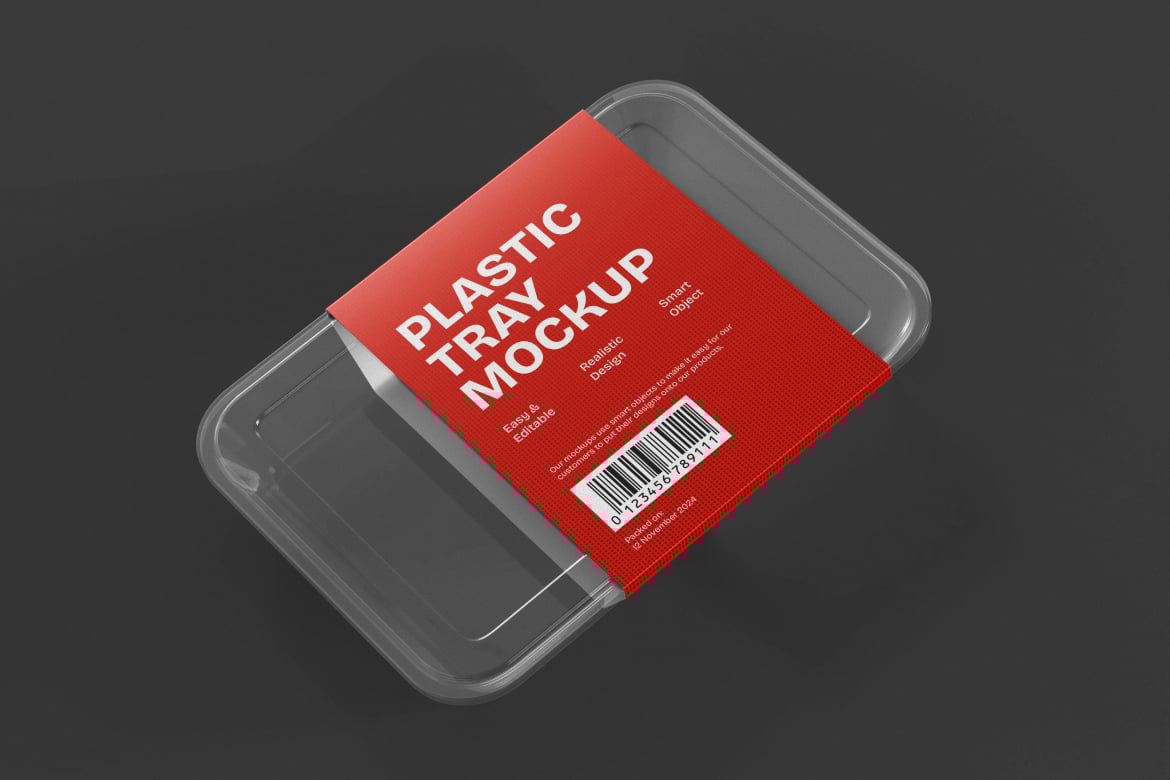塑料托盘产品外观设计样机 Plastic Tray Mockup Product Mockups ft plastic packaging插图3 塑料托盘产品外观设计样机 Plastic Tray Mockup Product Mockups ft plastic packaging