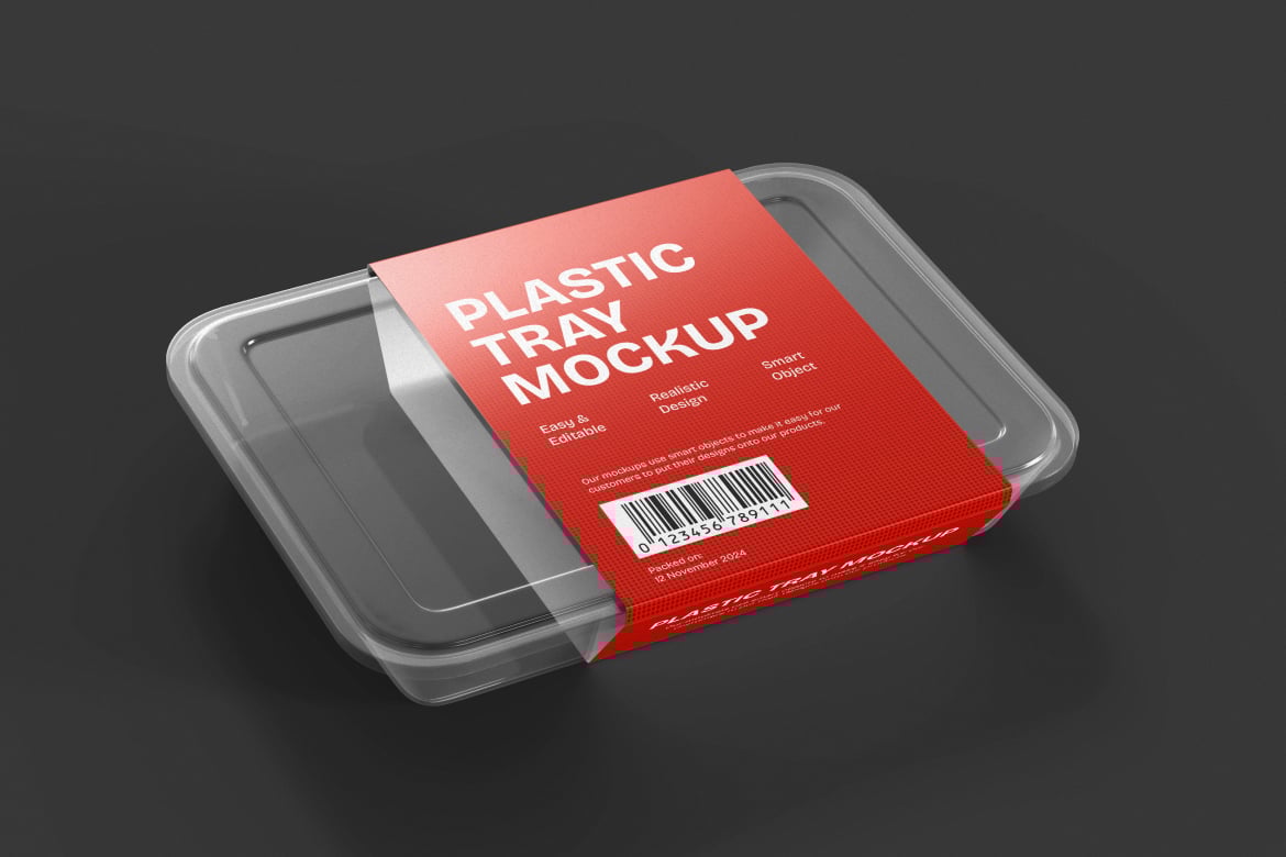 塑料托盘产品外观设计样机 Plastic Tray Mockup Product Mockups ft plastic packaging插图1 塑料托盘产品外观设计样机 Plastic Tray Mockup Product Mockups ft plastic packaging