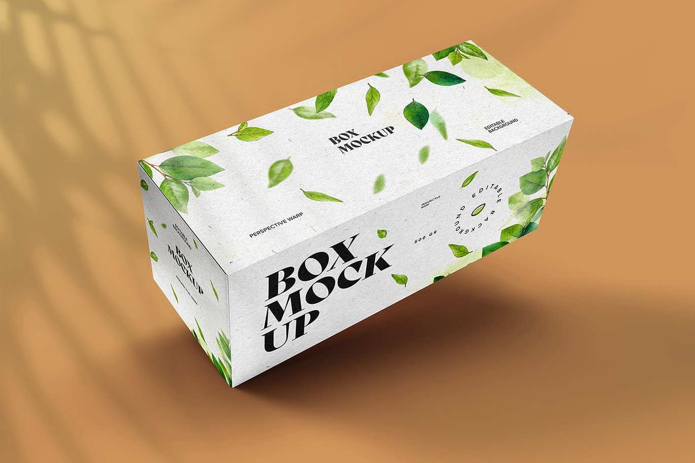 纸质纹理盒子展示样机模板 box mockup with paper texture插图2 纸质纹理盒子展示样机模板 box mockup with paper texture