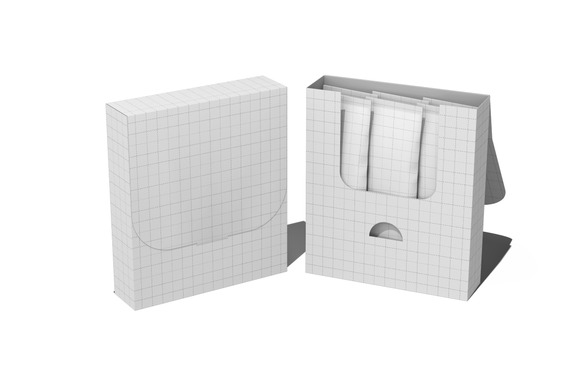 立式袋装展示盒样机 Stick Sachet Display Box Mockup Product Mockups ft插图2 立式袋装展示盒样机 Stick Sachet Display Box Mockup Product Mockups ft