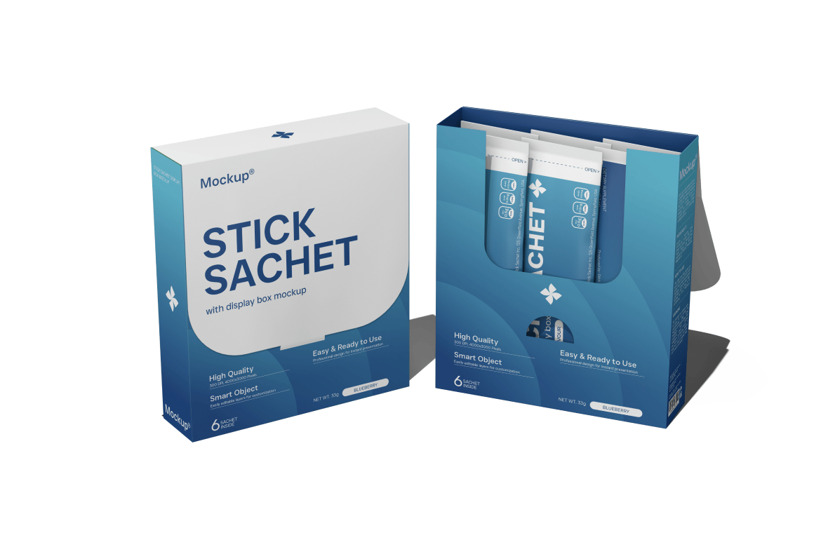 立式袋装展示盒样机 Stick Sachet Display Box Mockup Product Mockups ft插图1 立式袋装展示盒样机 Stick Sachet Display Box Mockup Product Mockups ft