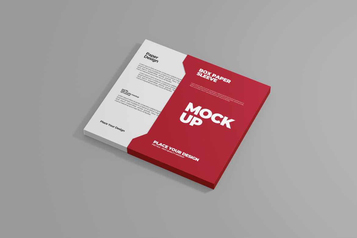 纸质包装盒设计样机 Paper Box Mockup Product Mockups插图1 纸质包装盒设计样机 Paper Box Mockup Product Mockups