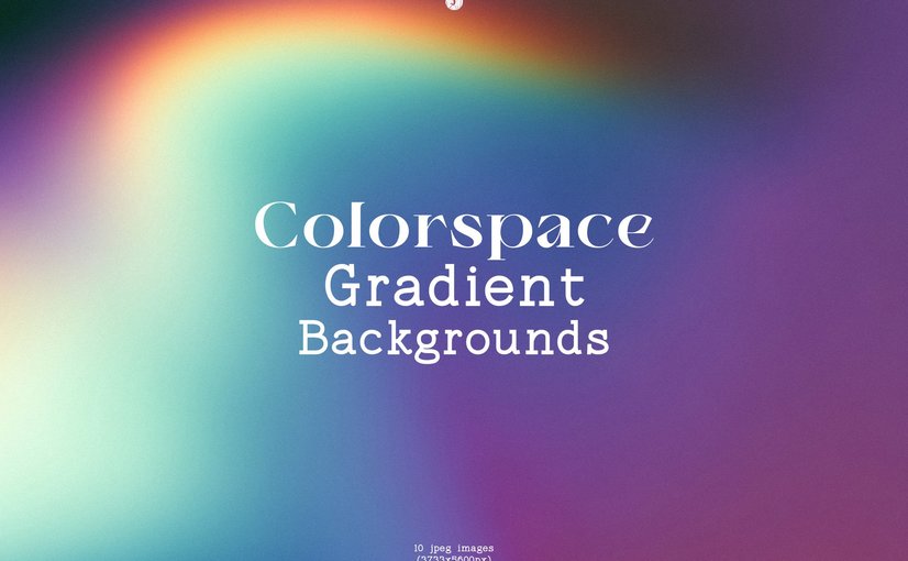 10款色彩空间渐变背景 Colorspace Gradient Backgrounds