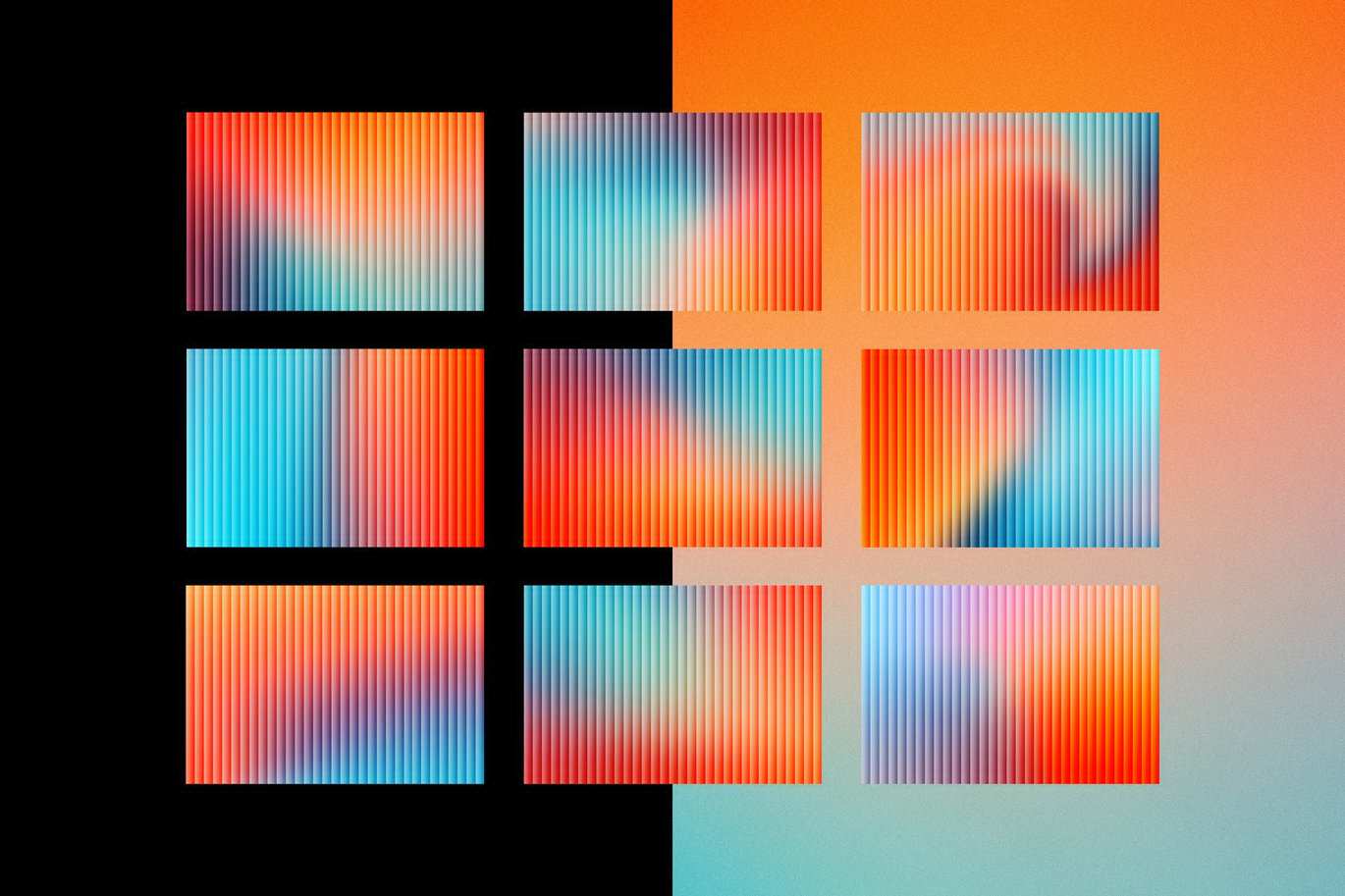 18款炫彩抽象分形玻璃纹理背景 Chroma Abstract Refracted Textures插图2 18款炫彩抽象分形玻璃纹理背景 Chroma Abstract Refracted Textures