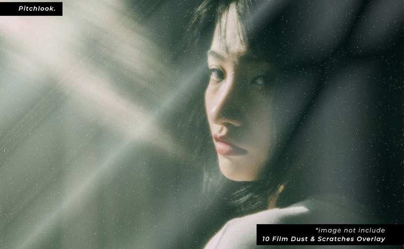 10款胶片灰尘划痕叠加素材 10 Film Dust & Scratches Overlay
