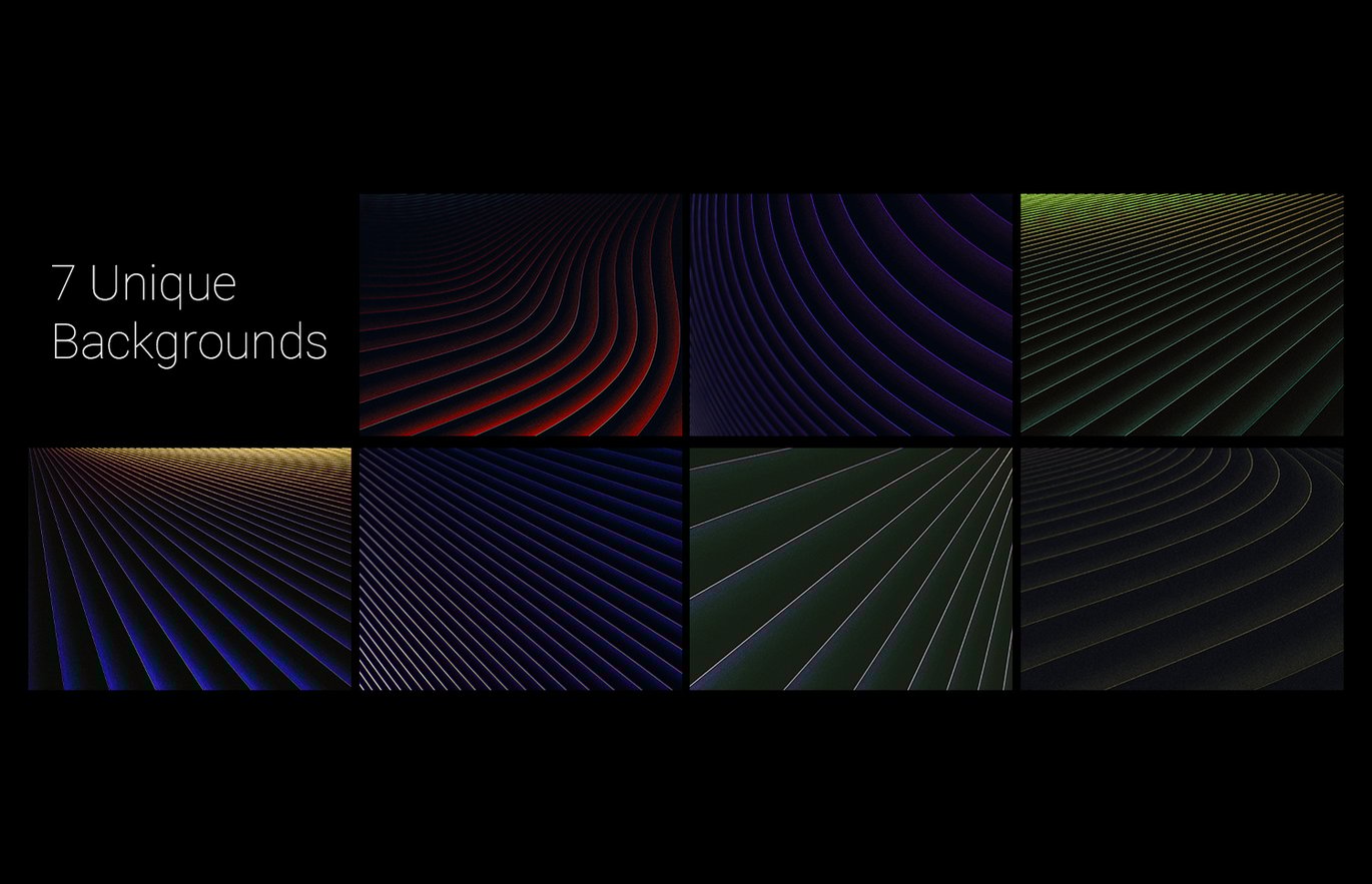 7款未来主义波浪线条背景 Futuristic Wave Line Backgrounds插图1 7款未来主义波浪线条背景 Futuristic Wave Line Backgrounds