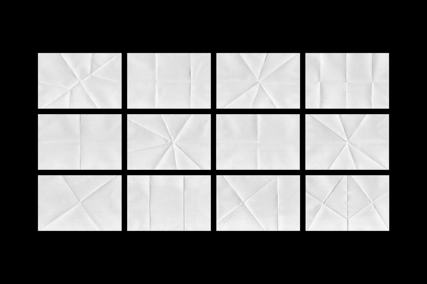 32款折叠纸张纹理系列 Folded Paper Textures插图1 32款折叠纸张纹理系列 Folded Paper Textures