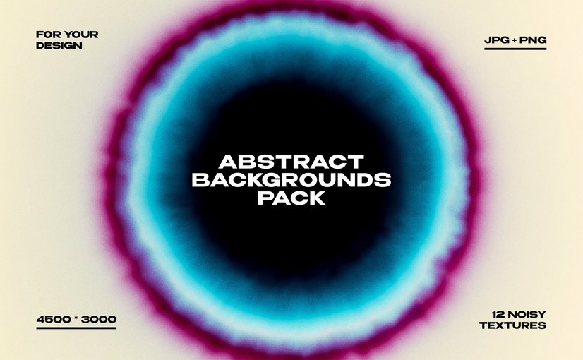12款抽象背景纹理素材包 Abstract Backgrounds Pack