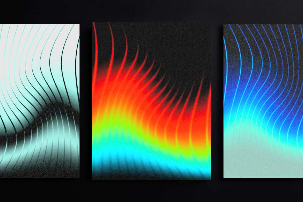 10款炫彩波浪背景素材 Vibrant Wavy Backgrounds插图1 10款炫彩波浪背景素材 Vibrant Wavy Backgrounds