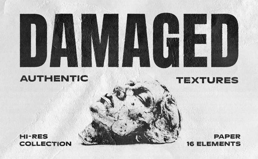 32款破损纸张纹理合集 Damaged Paper Collection
