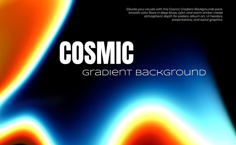 10款宇宙渐变背景素材 Cosmic Gradient Background