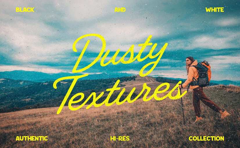 32款复古灰尘纹理合集 Authentic Dusty Textures Collection